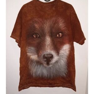 The Mountain Tee Big Graphic Fox Tie Dye 2013